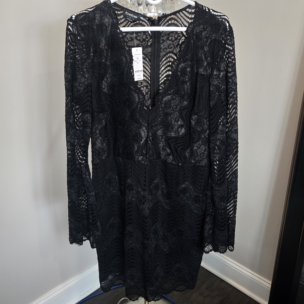 Bebe maddy lace dress 🖤